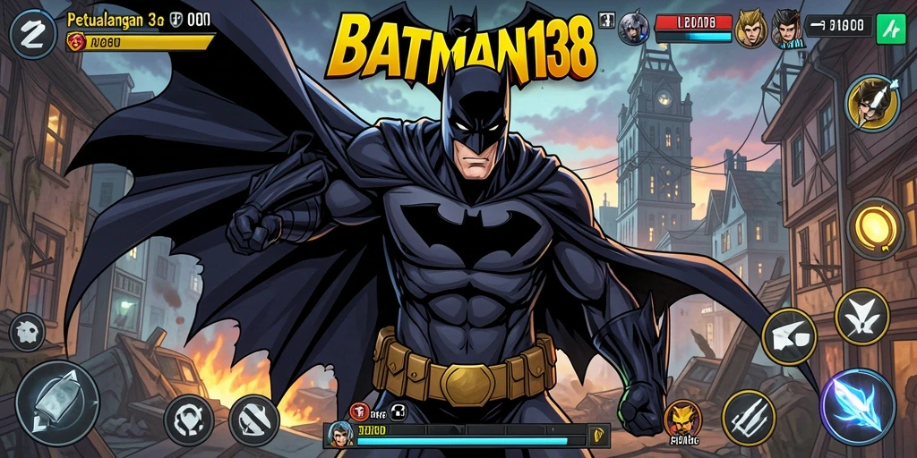 Tangkapan layar utama gameplay <strong>BATMAN138</strong> menampilkan aksi seru dan karakter anime yang menarik.