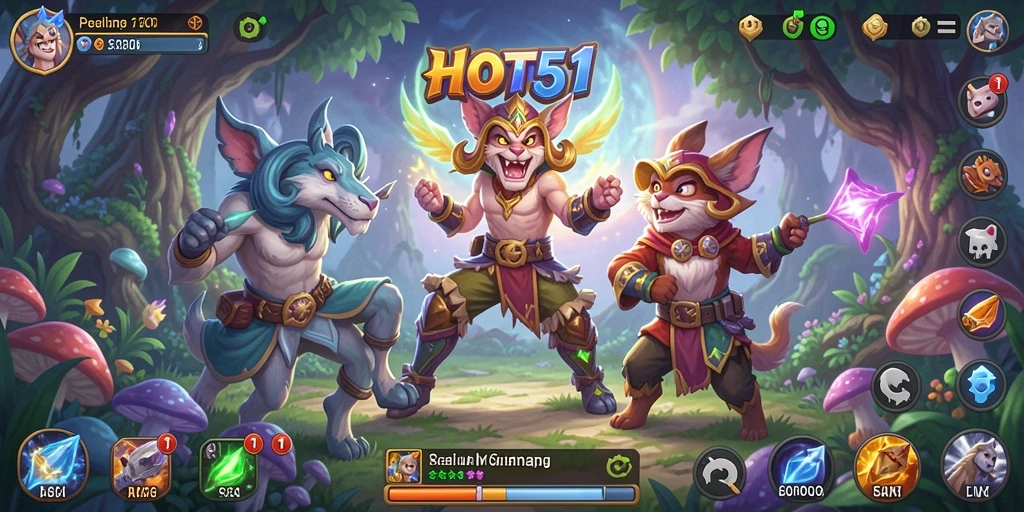 Tampilan menarik dari gameplay <strong>HOT51</strong> yang menampilkan petualangan seru.