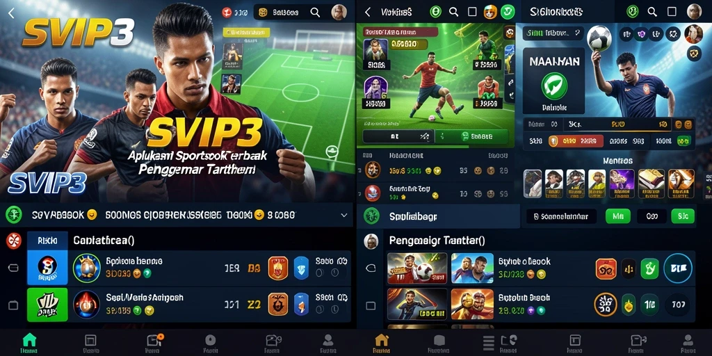 Screenshot utama SVIP3 menampilkan antarmuka taruhan yang menarik.