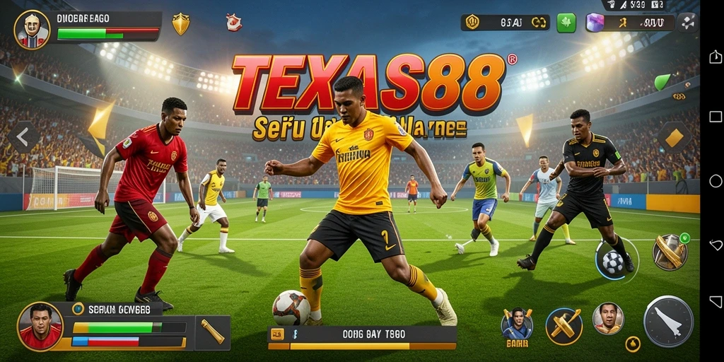 Tampilan gameplay yang seru dan penuh aksi di TEXAS88.